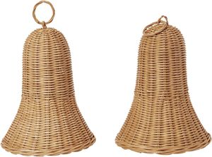Braided Bells - Set of 2 - Natural