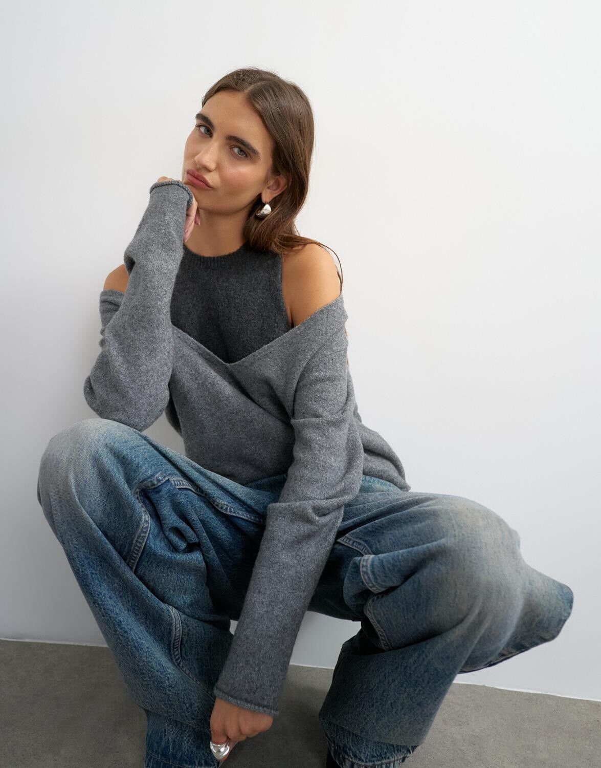 Tsyasmin Ls O-Neck Knitted Jumper Knt