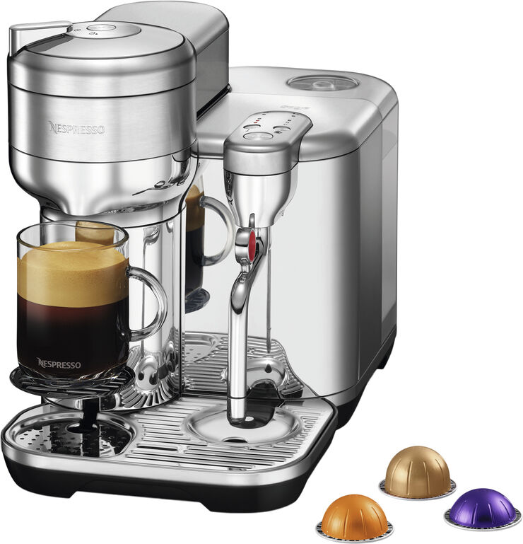 The Vertuo Creatista Brushed Stainless Steel