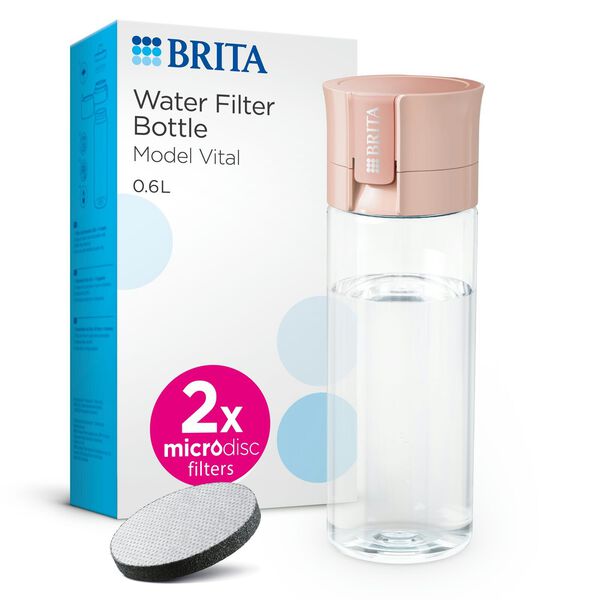 Brita Vital Water bottle Apricot