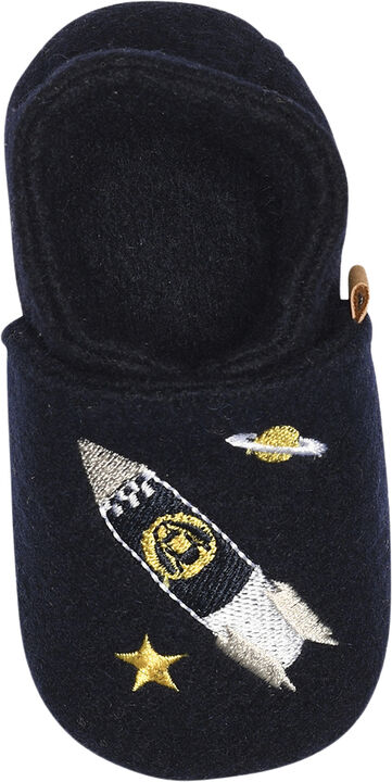 Space wool slippers
