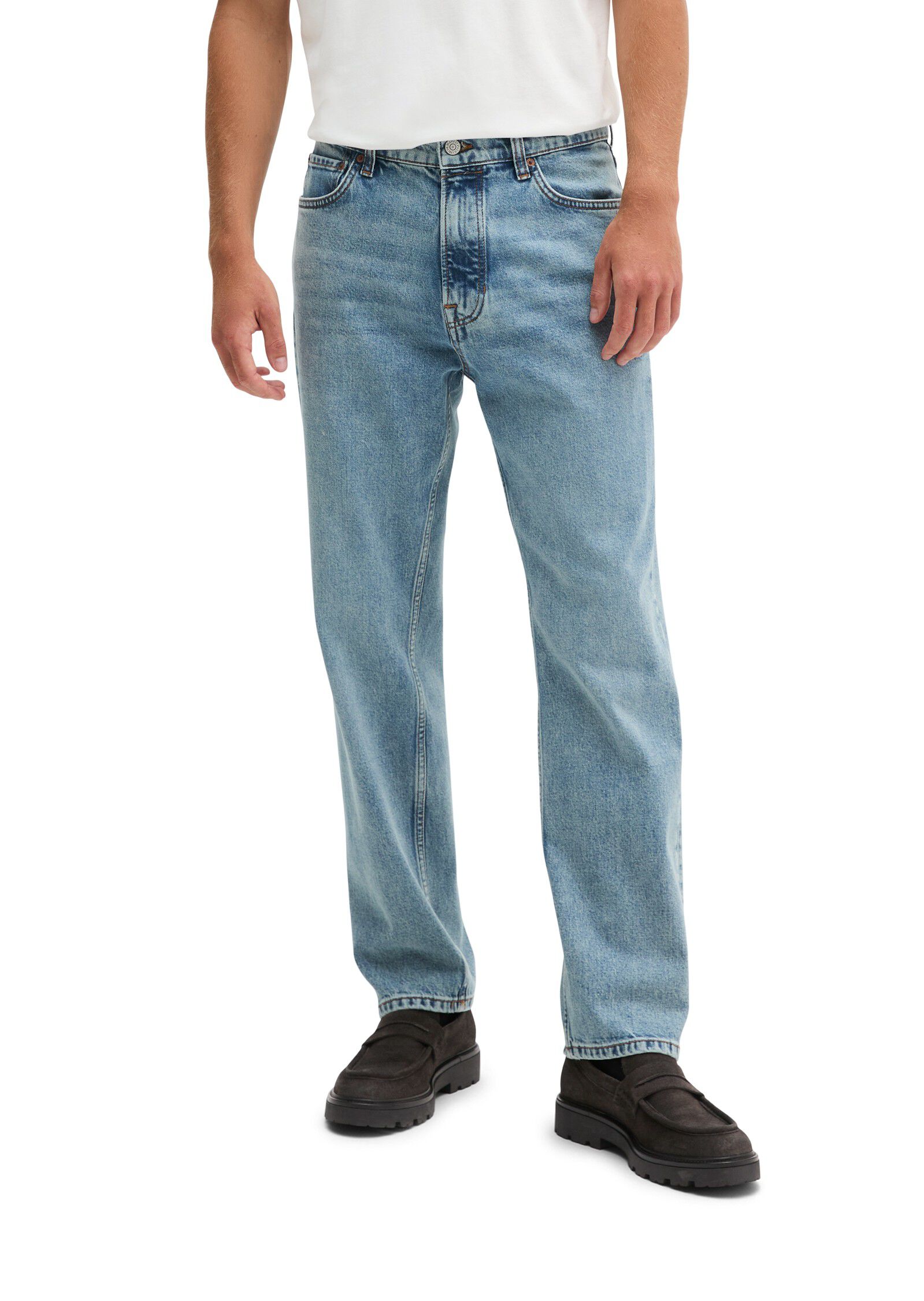 Denim Trousers, Model Kalmo,Straigh