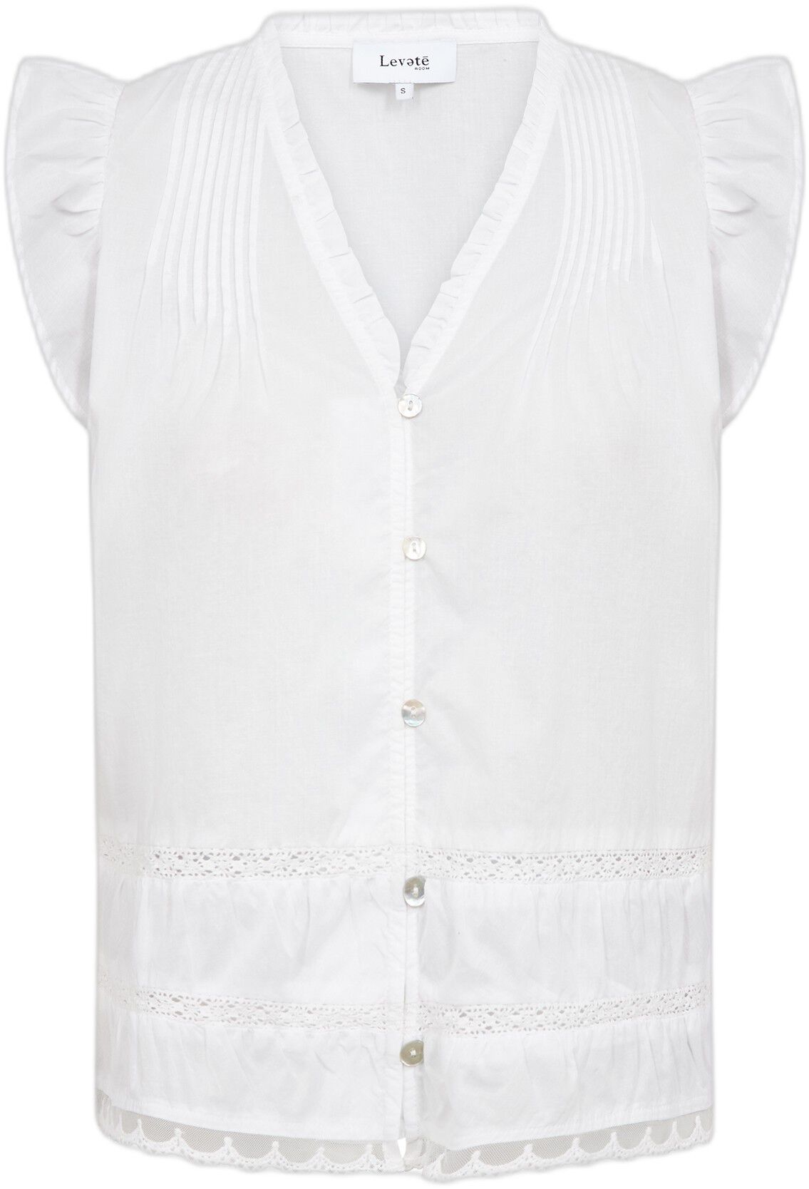 LR-ROSY 2 Bluse Hvid