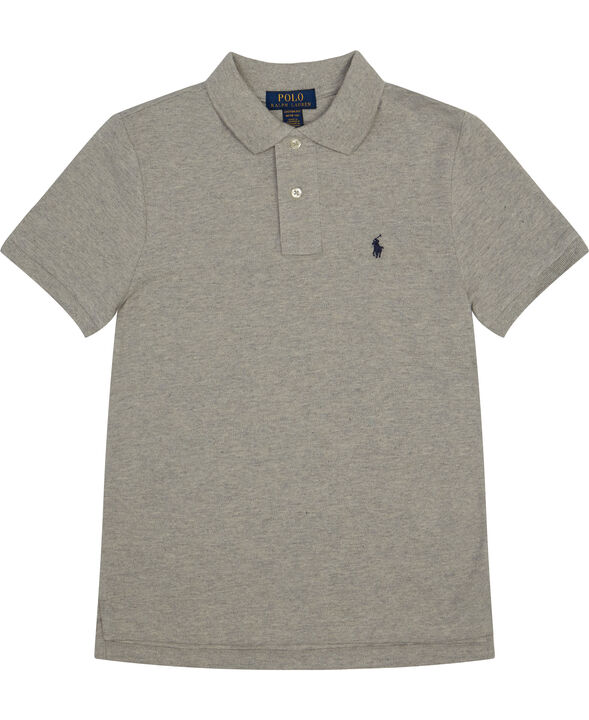 Slim Fit Cotton Mesh Polo Shirt KIDS