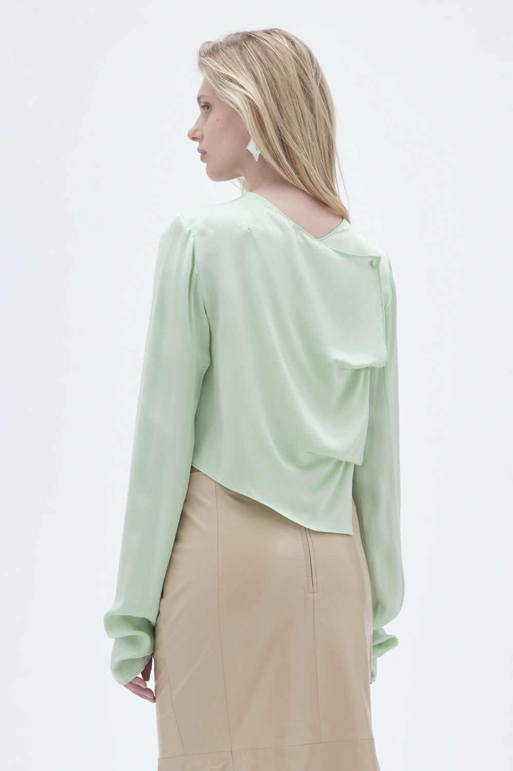 Draped Back Top