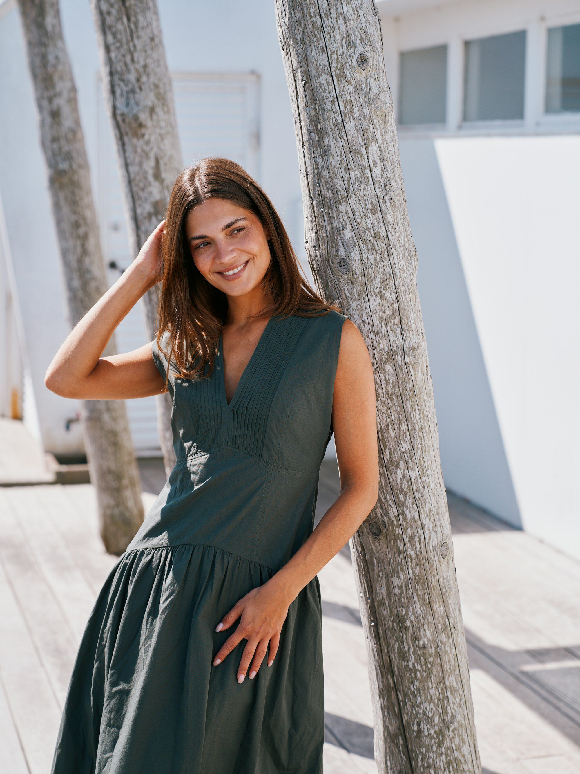 Halise Poplin Dress