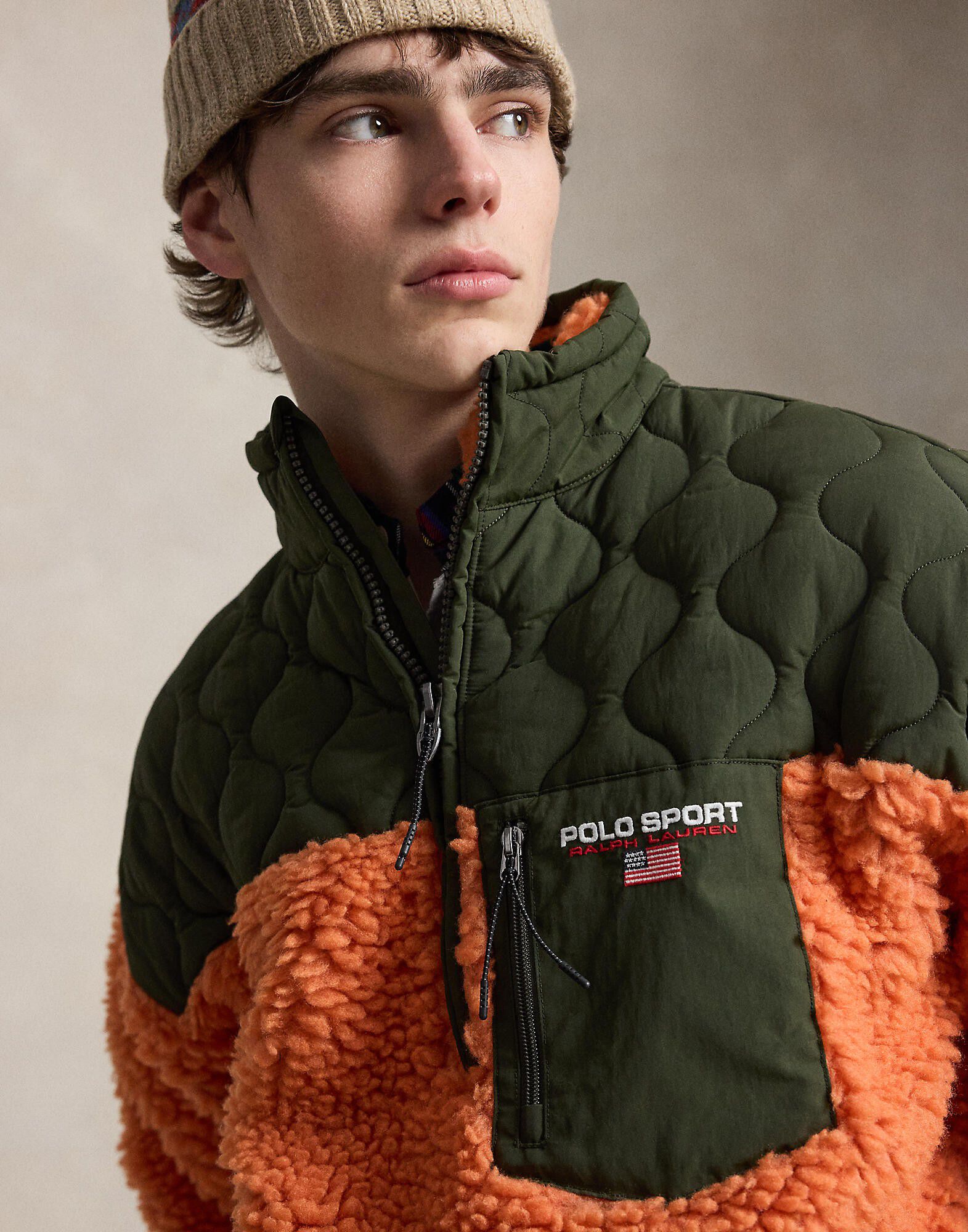 SHAGGY HI PILE-KNT-PULLOVER