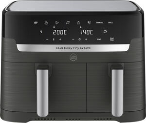 Dual Easy Fry & Grill Black Air Fryer
