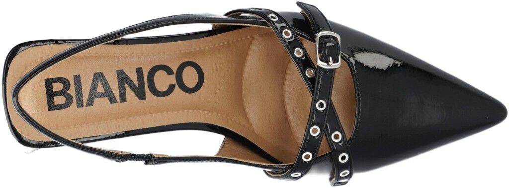 BIAMARALYN Buckle Slingback Faux Leather