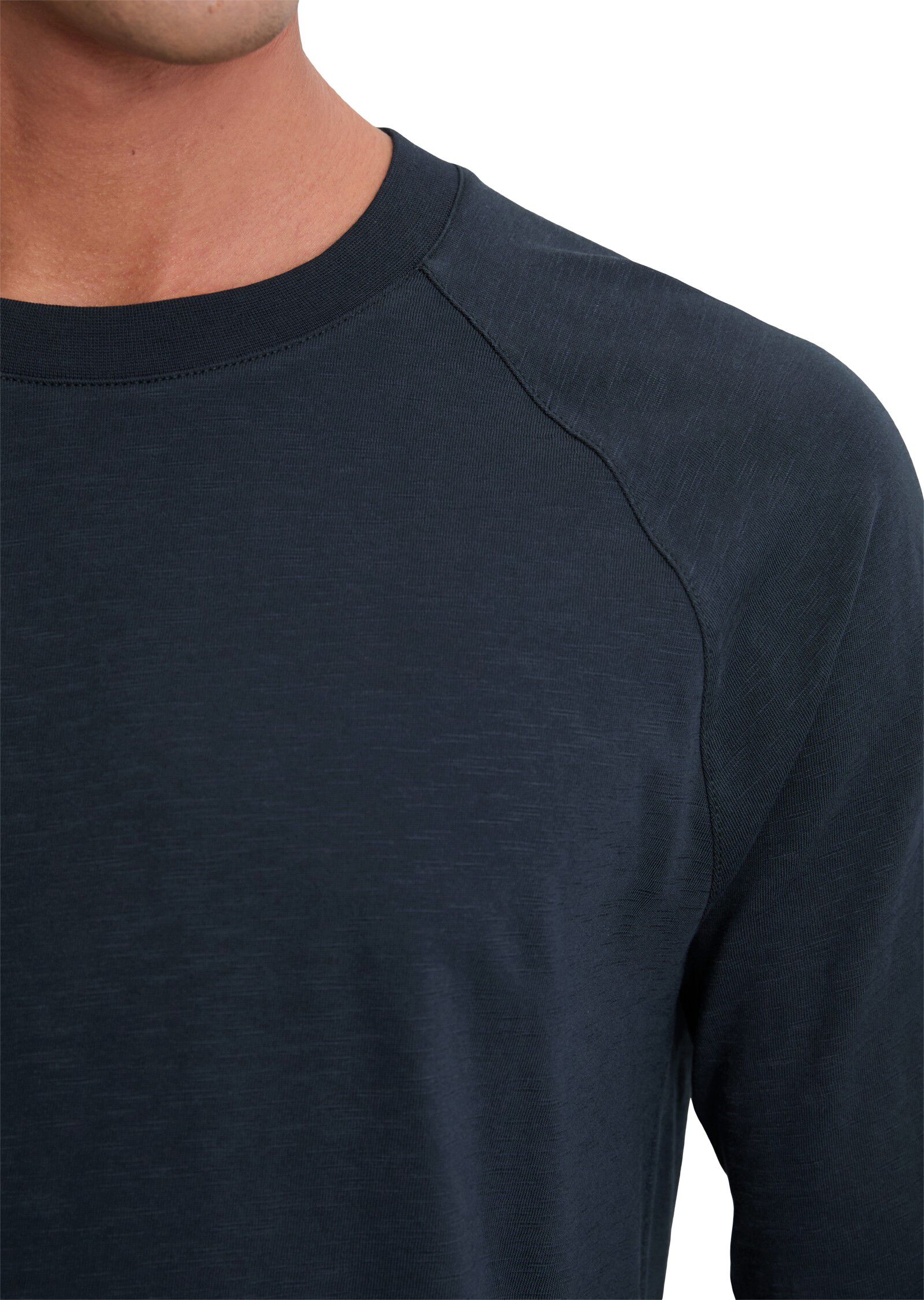 T-shirt, long sleeve, crew neck, ra