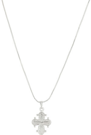 Halsk&aelig;de : Dagmar : S&oslash;lvbelagt