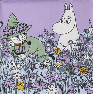 Moomin Arabia 33cm papirservietter Venner For Evigt