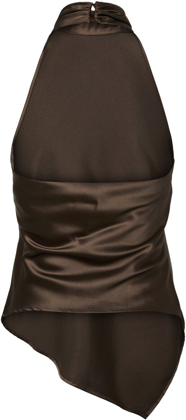 Pcevy Halterneck Top Wvn Bc