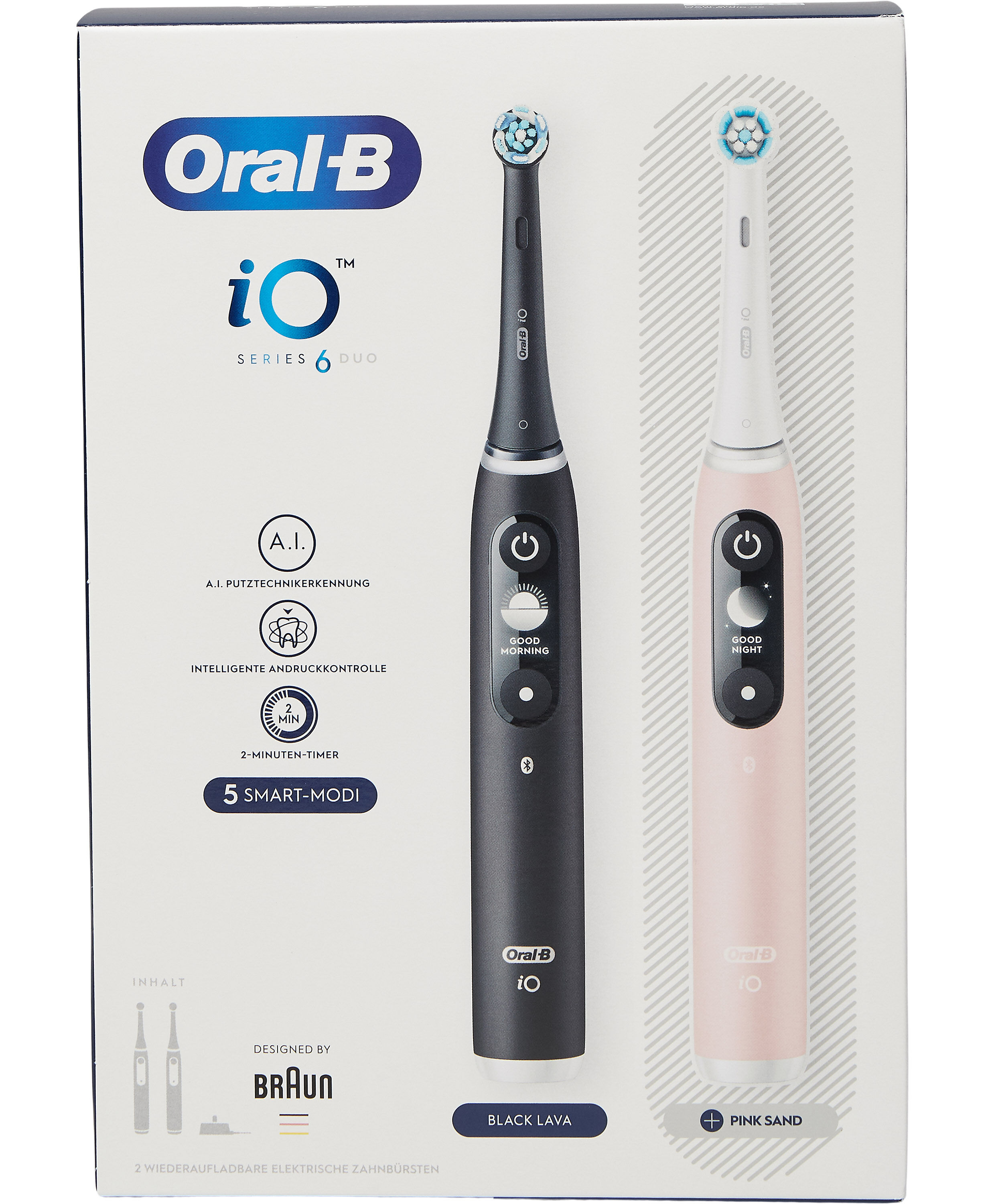 Oral-B iO Series 6 Black Lava/Pink DUO