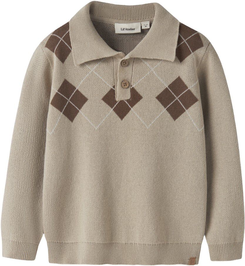 Nmmronan Ls Knit Polo Lil
