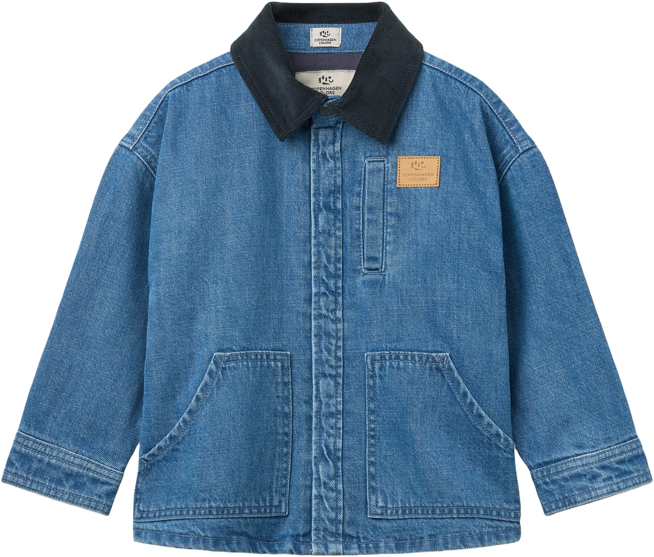 Denim Jacket w. Corduroy Collar