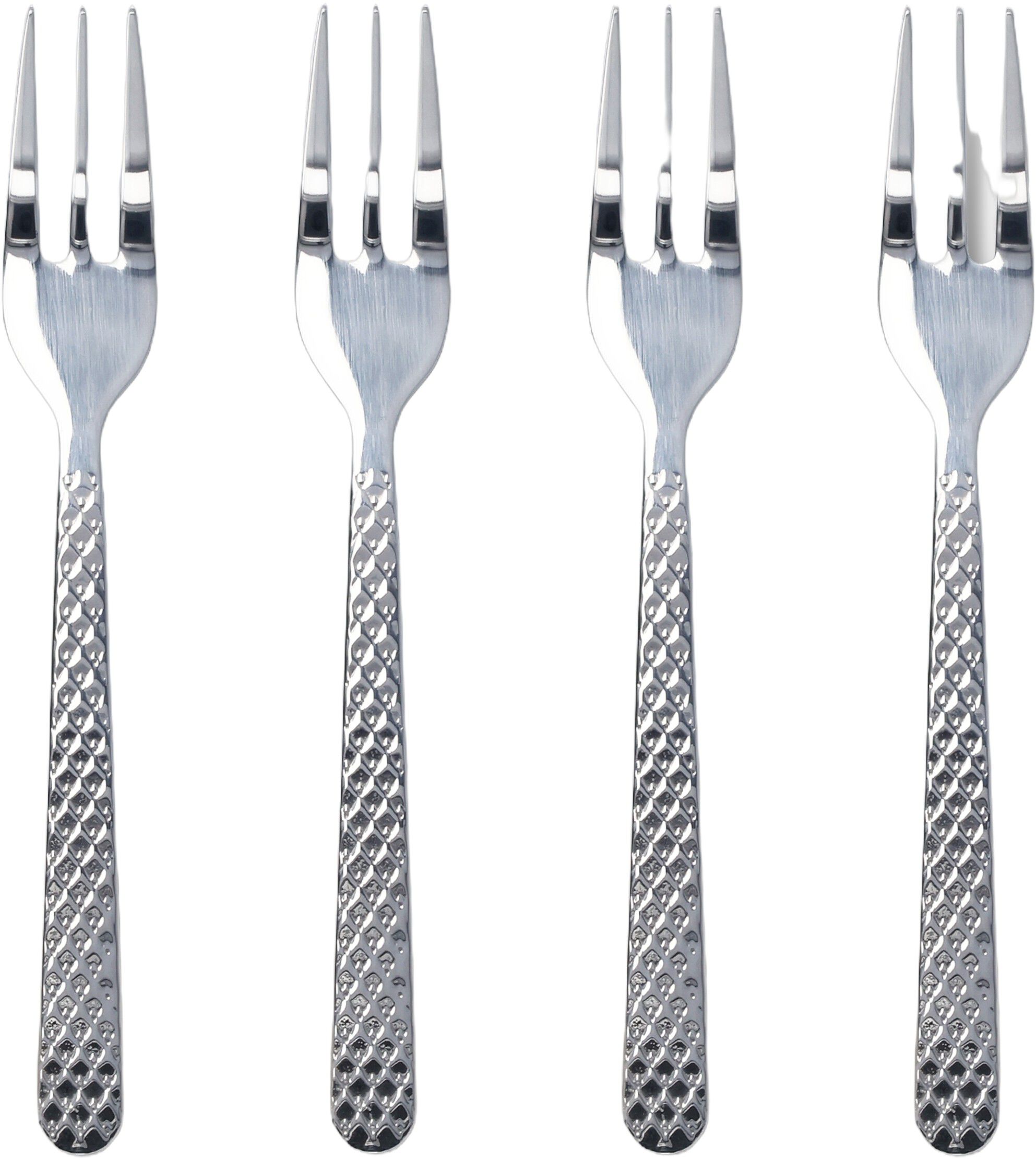 Rhombe Kagegaffel st&aring;l 4 stk.