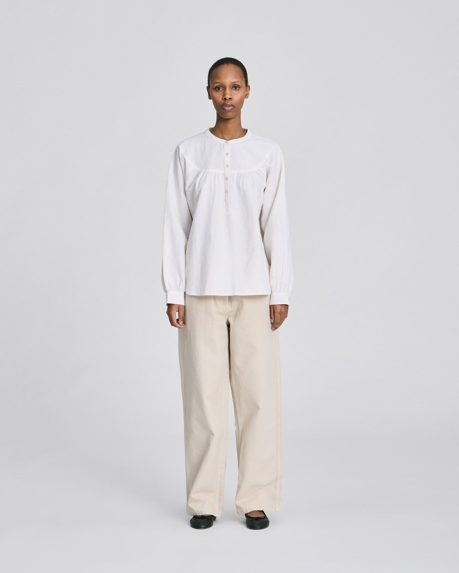 Olivia Raglan L/S Canvas Shirt GOTS