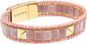 Rhodonite Stud Bracelet