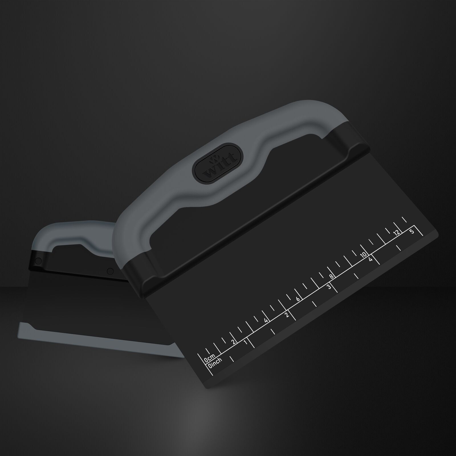 Witt Pizza Dough Scraper Black