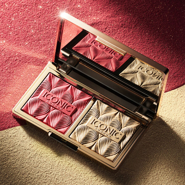 ICONIC London Silk Glow Duo, Coral Glow