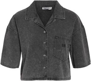 NMOREGON 2/4 CROP DENIM SHIRT BS038