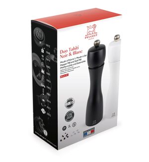 Tahiti S&aelig;t Z Peber & Salt Sort/Hvid 12 cm