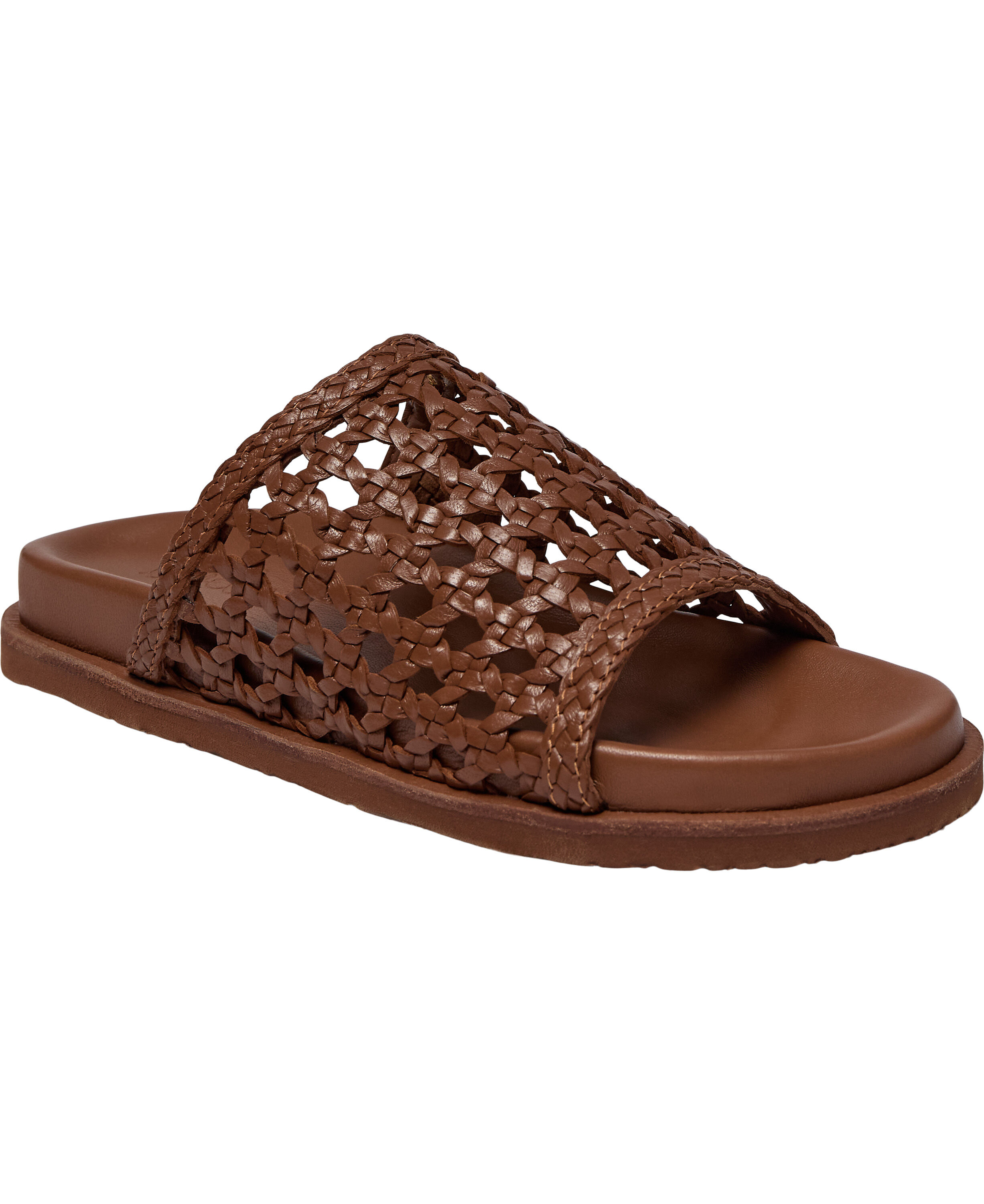 POSITANO - WOVEN LEATHER SLIDE