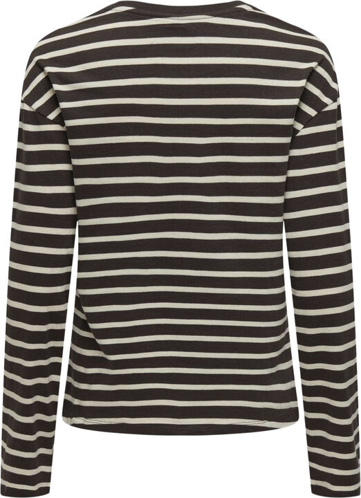 ONLNEW SOPH LIFE L/S O-NECK TOP BOX