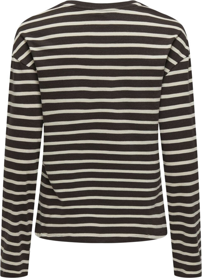 ONLNEW SOPH LIFE L/S O-NECK TOP BOX