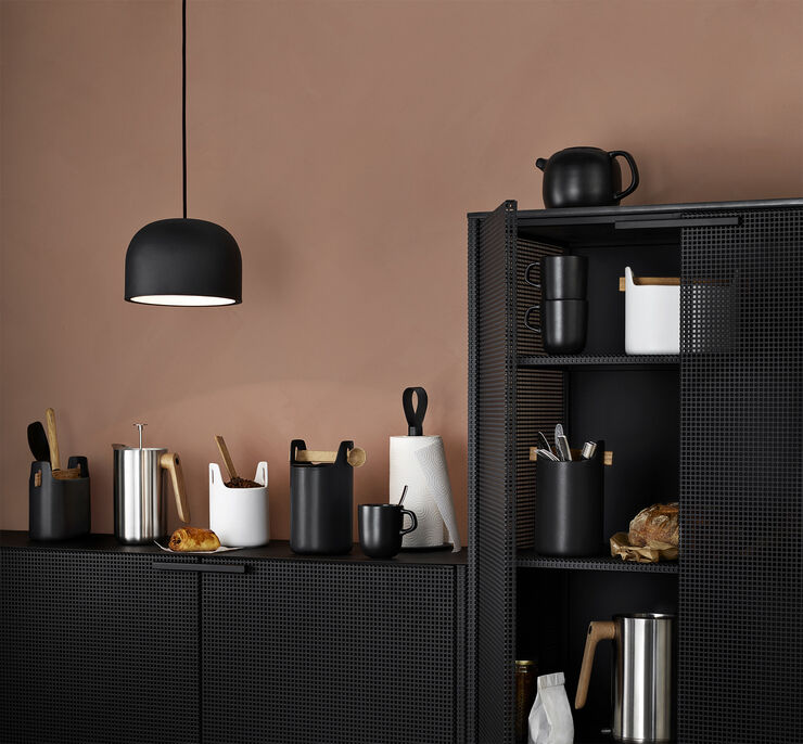 Køkkenrulleholder black