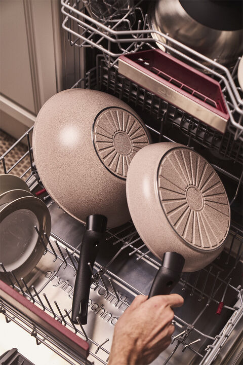 Ledro Wok 28 Beige Rund Aluminium