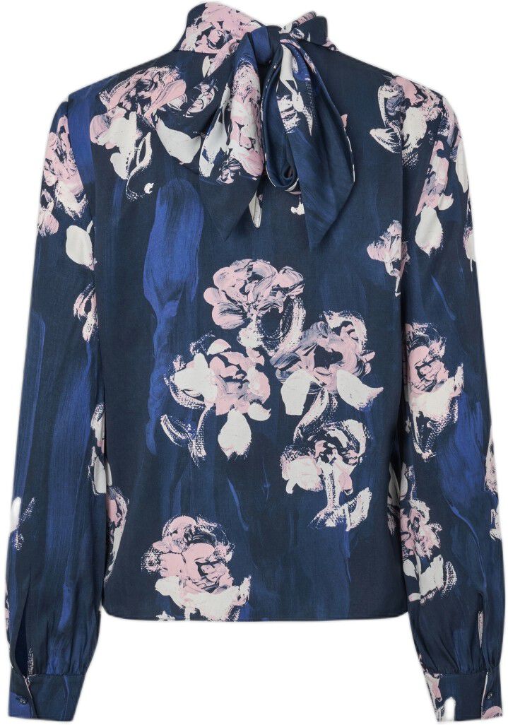 2263 Dry Viscose, Back Tie Blouse
