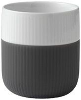 Fluted Contrast Mug 35cl Anthracite