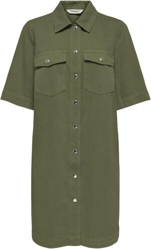 ONLBELLE-SILLA S/S BUTTON DRESS PNT