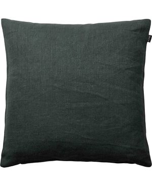 LINEN/MØRKEGRØN, PYNTEPUDE
