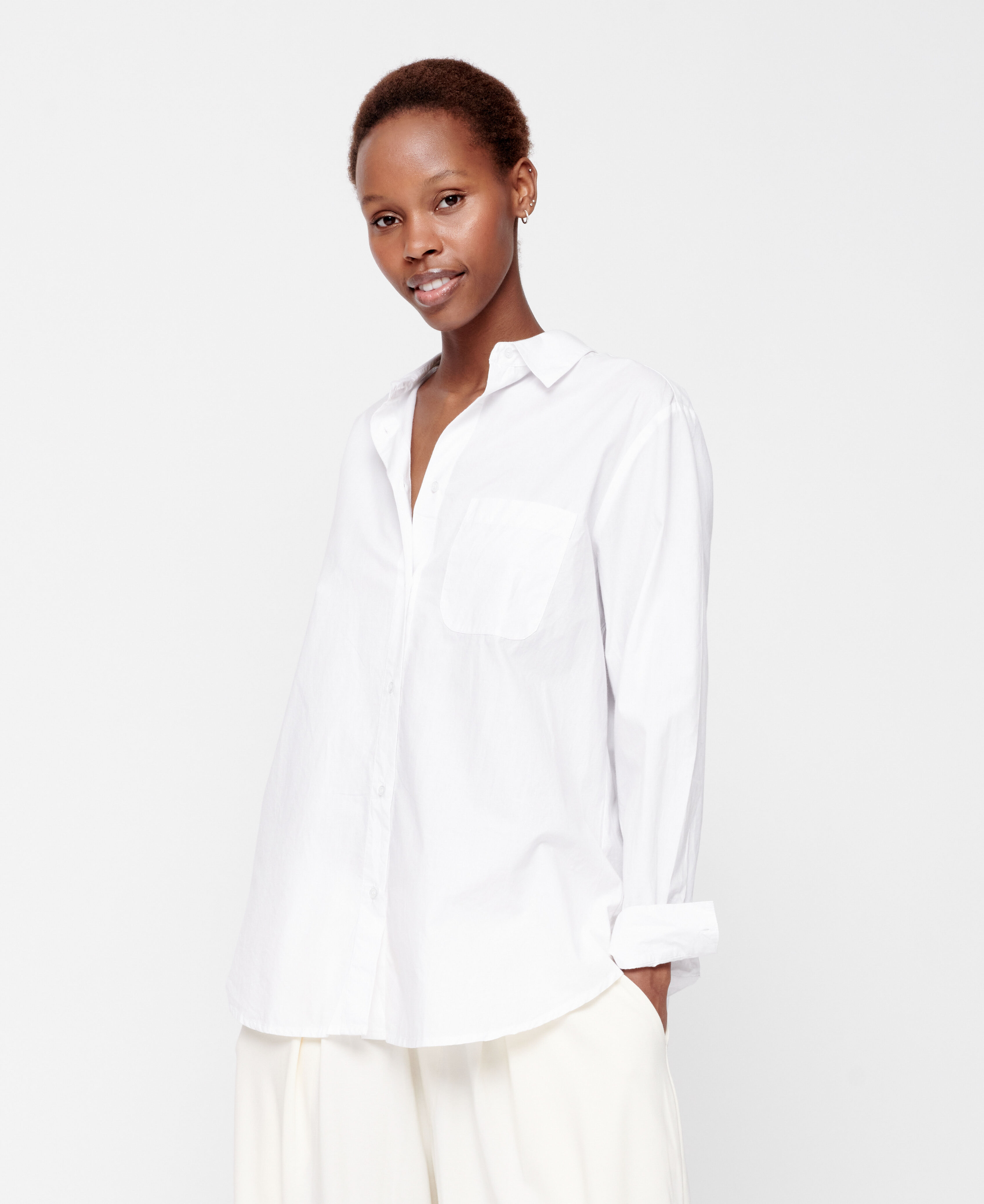 gaia shirt poplin