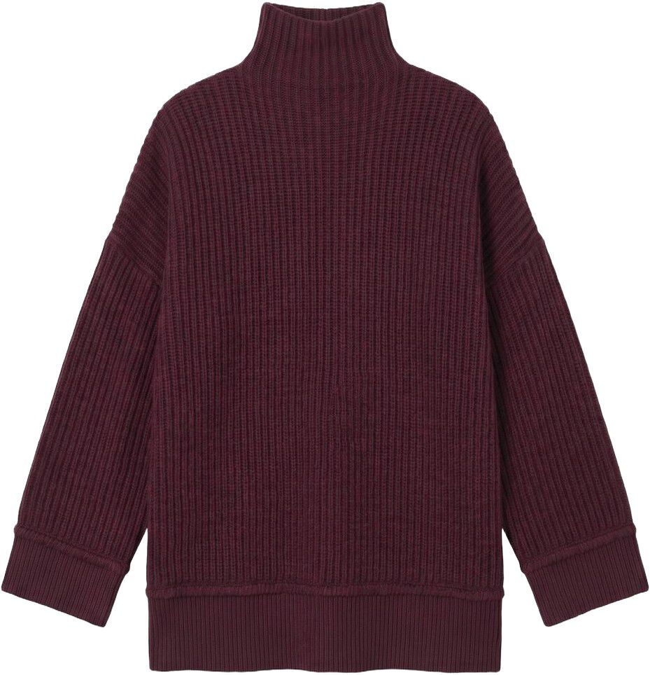 Tsrosa Ls High Neck Jumper Knt