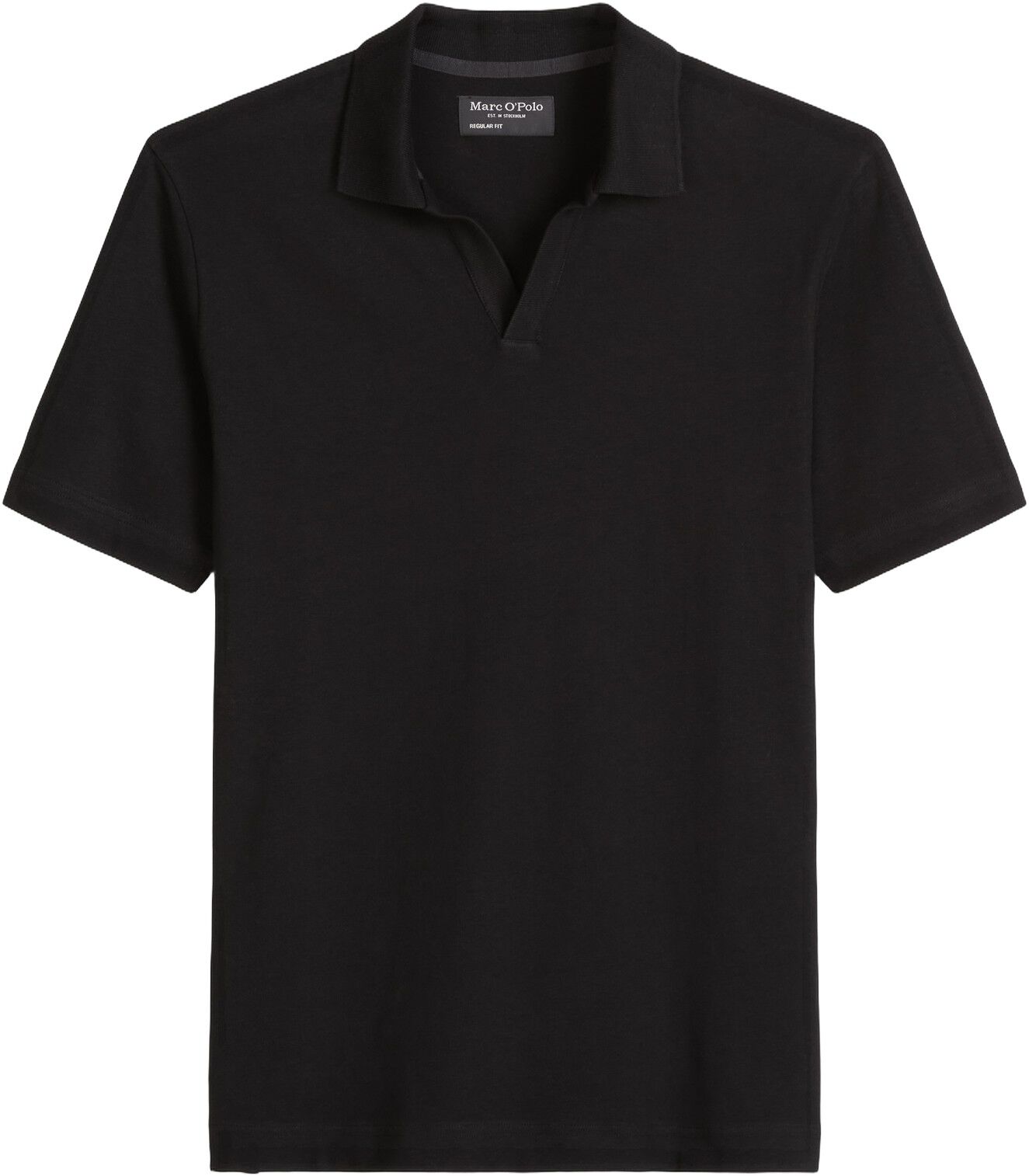 Poloshirt, short sleeve, ribbed cam