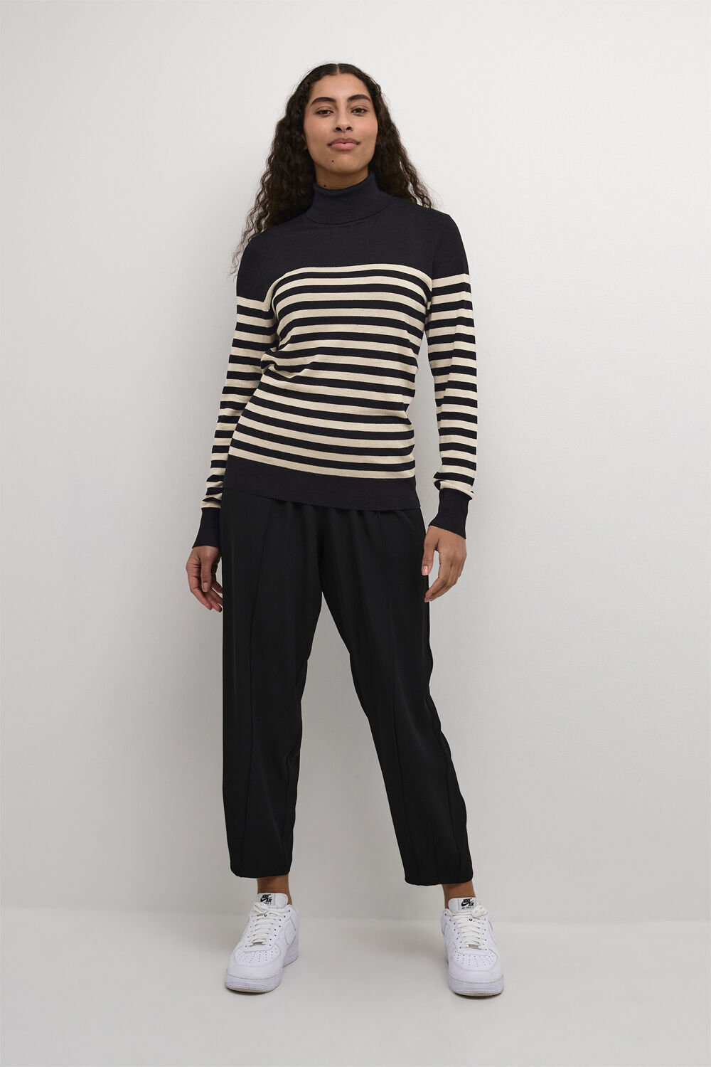 KAlizza Striped Roll Neck