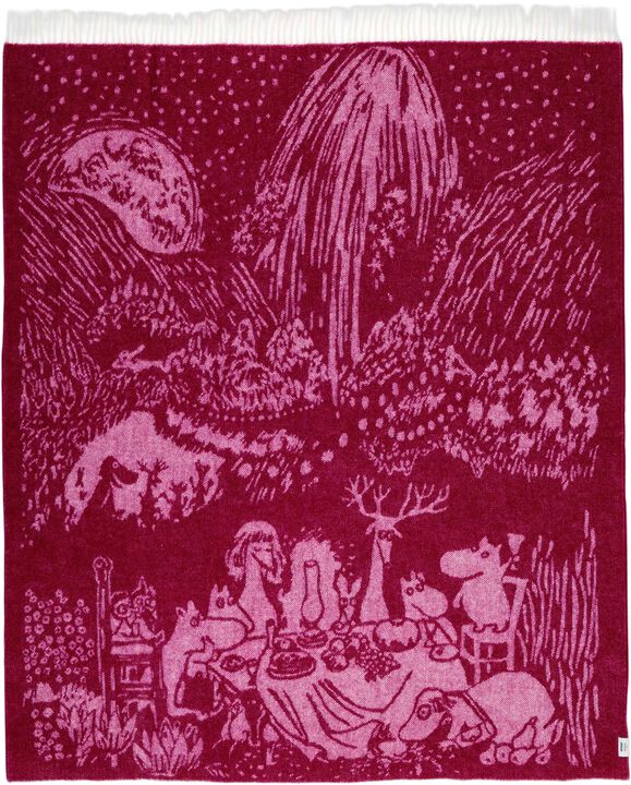 Moomin Arabia 130x170cm uldtæppe Festlige Øjeblikke