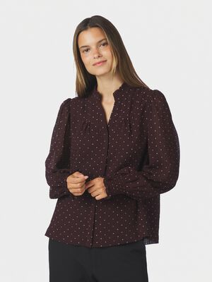 Astrida Dotted Blouse