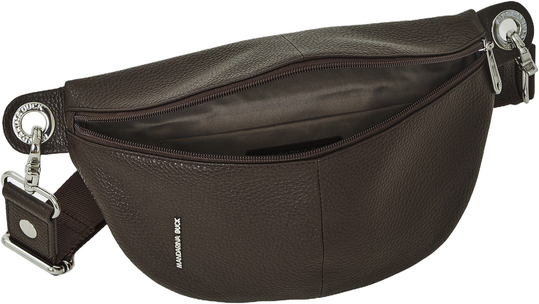 MELLOW LEATHER BUM BAG / ESPRESSO