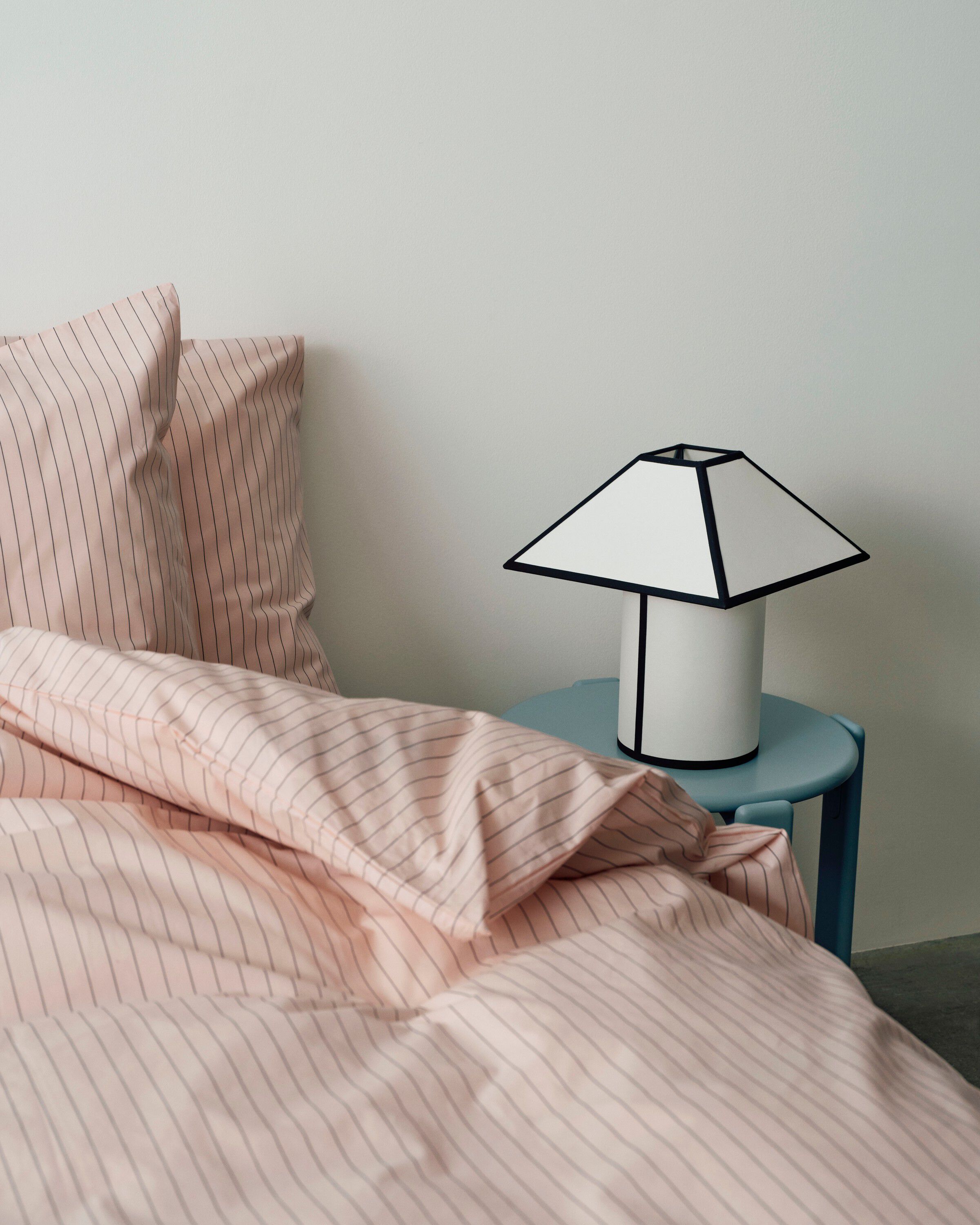 Ava Pyramid Table Lamp-290-White