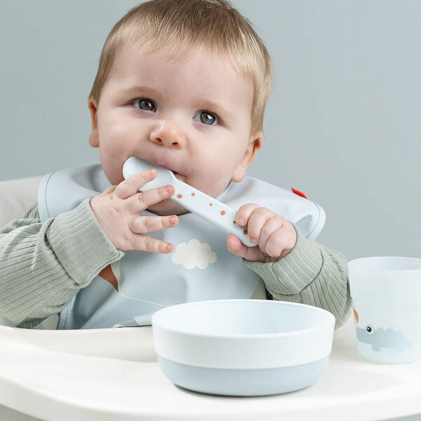 Hagesmæk m/Velcro Playground Blå