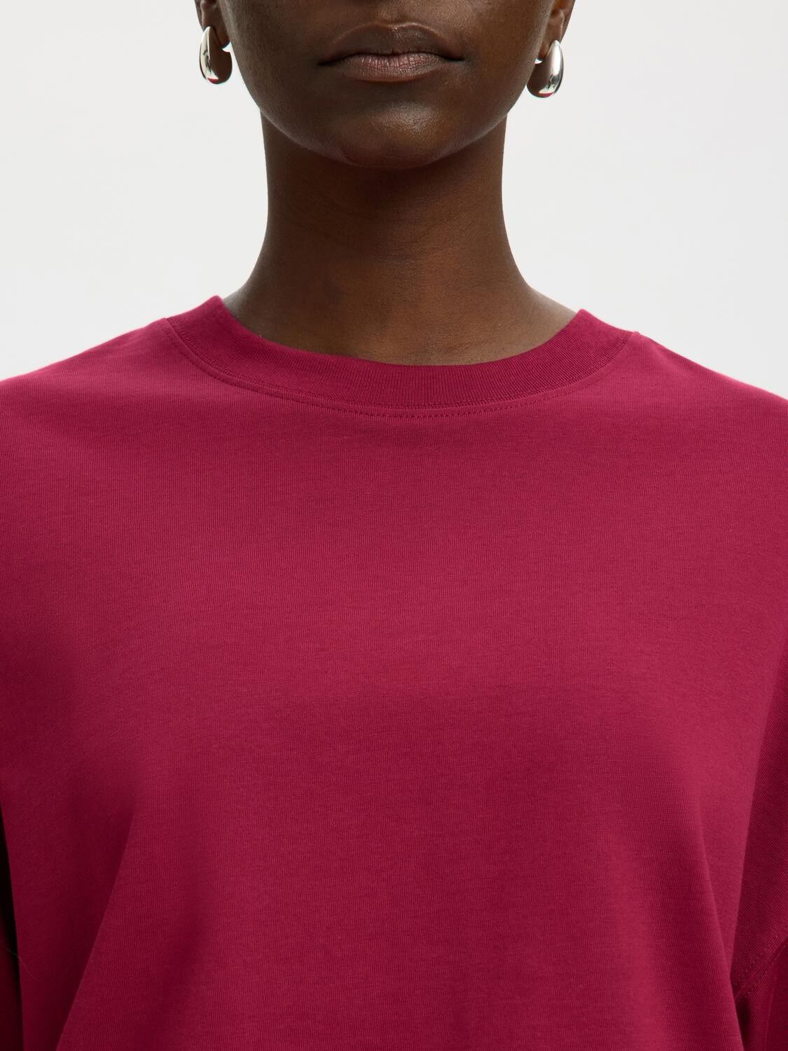 SLWCOLWOMAN 2/4 OVERSIZED TEE NOOS