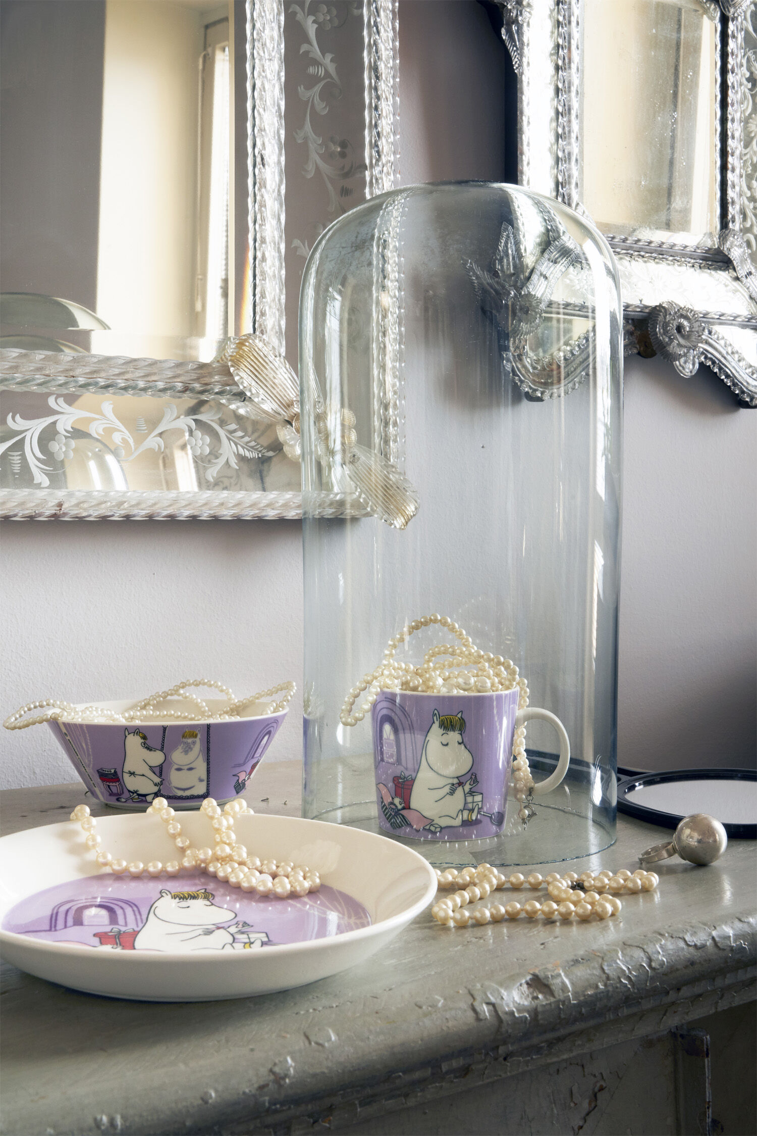 Mumi 19 cm tallerken Snorkfr&oslash;ken