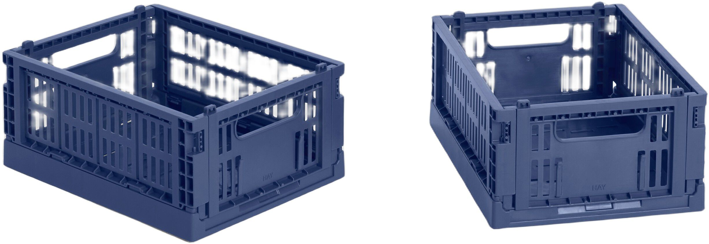 HAY Colour Crate Mini-Set of 2-Warm grey