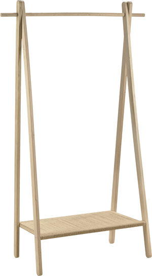 Klesstativ 92x39x153 cm White washed Eik