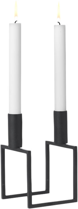 Line, Candle Holder, Black
